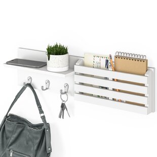 Vertical mail and online key holder